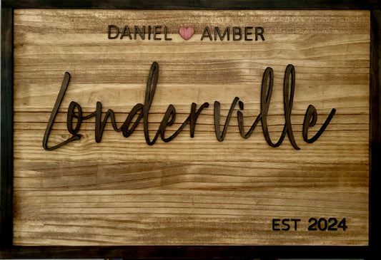 Personalized Last Name Sign