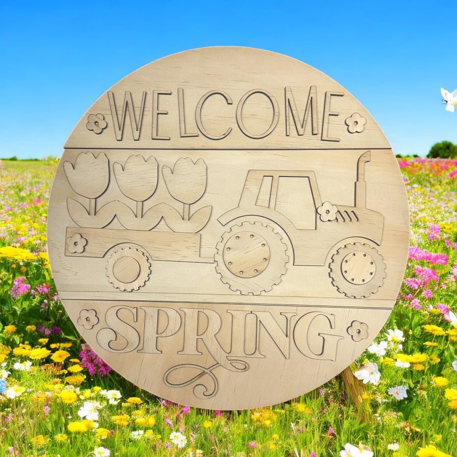 Welcome Spring Tractor