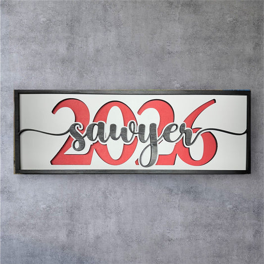 Grad Name and Year Sign