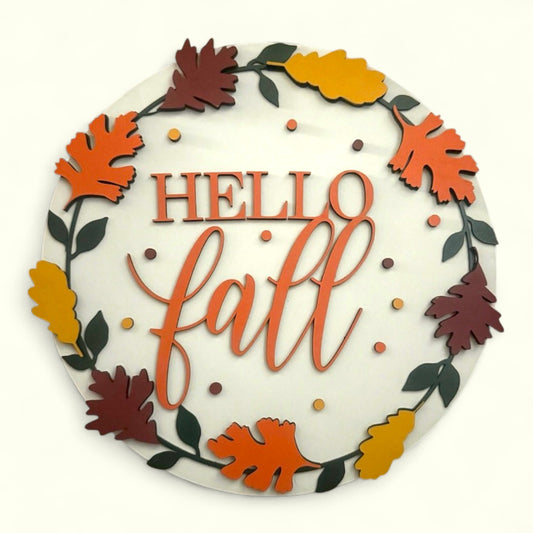 Hello Fall Wreath