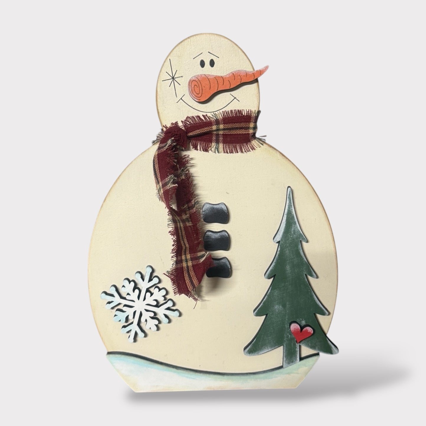 Rustic Snowman Shelf Sitter