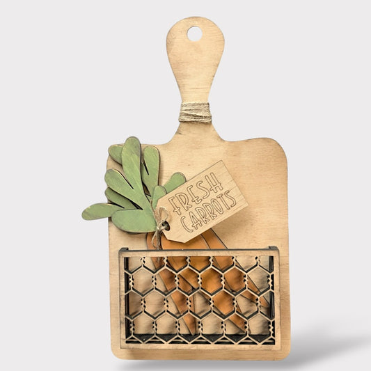 Cutting Board with Insert handmade laser wood decor 96 and Birch