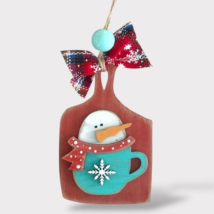 DIY Ornament Kit - Snowman in Mug