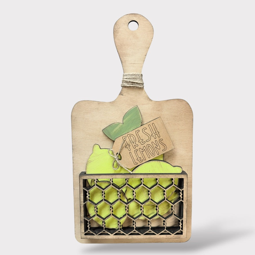 Cutting Board with Insert handmade laser wood decor 96 and Birch