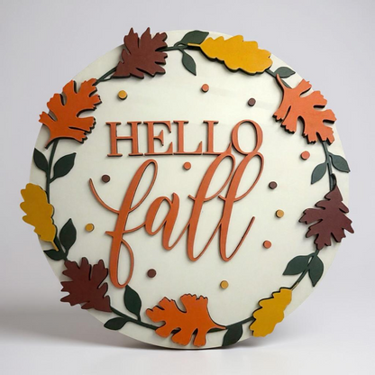 Hello Fall Wreath