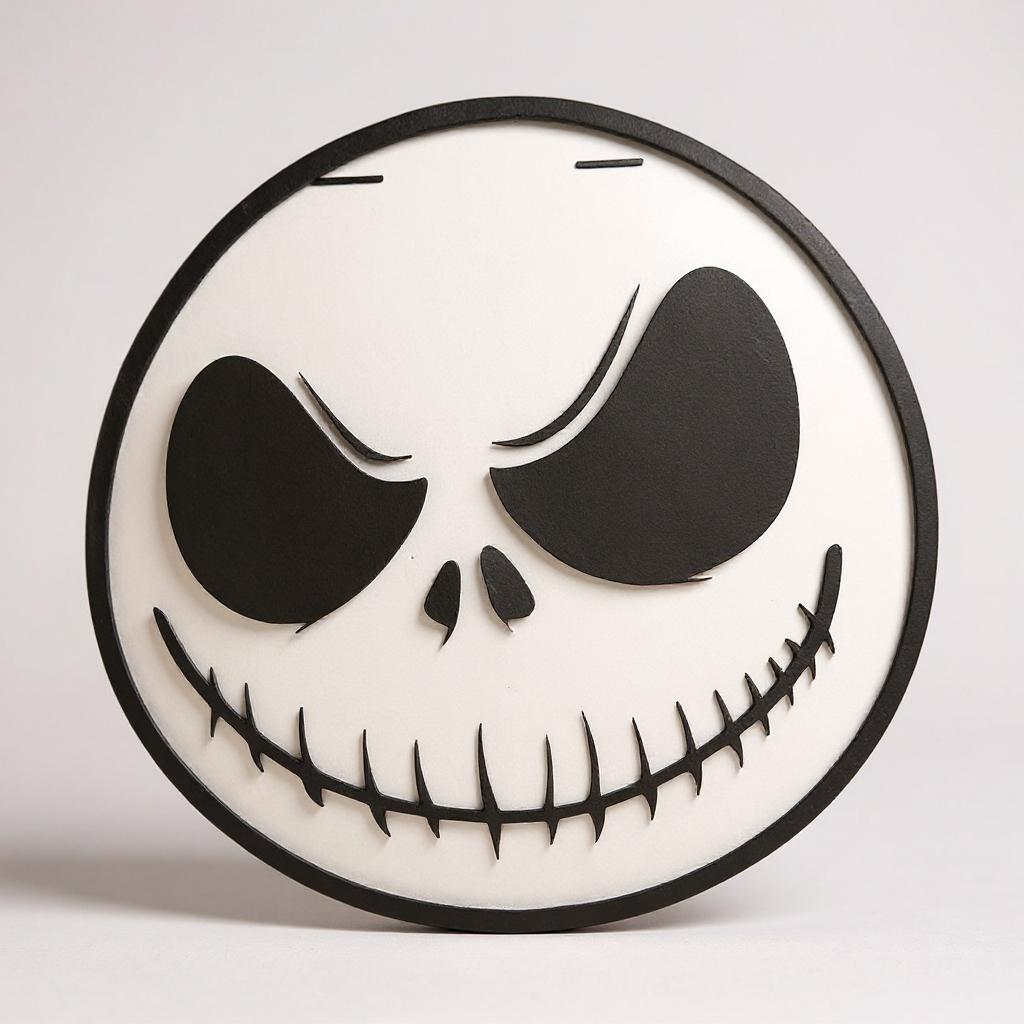 Jack Skelly handmade laser wood decor 96 and Birch