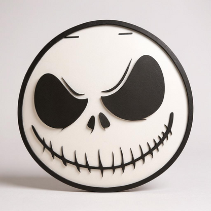 Jack Skelly handmade laser wood decor 96 and Birch