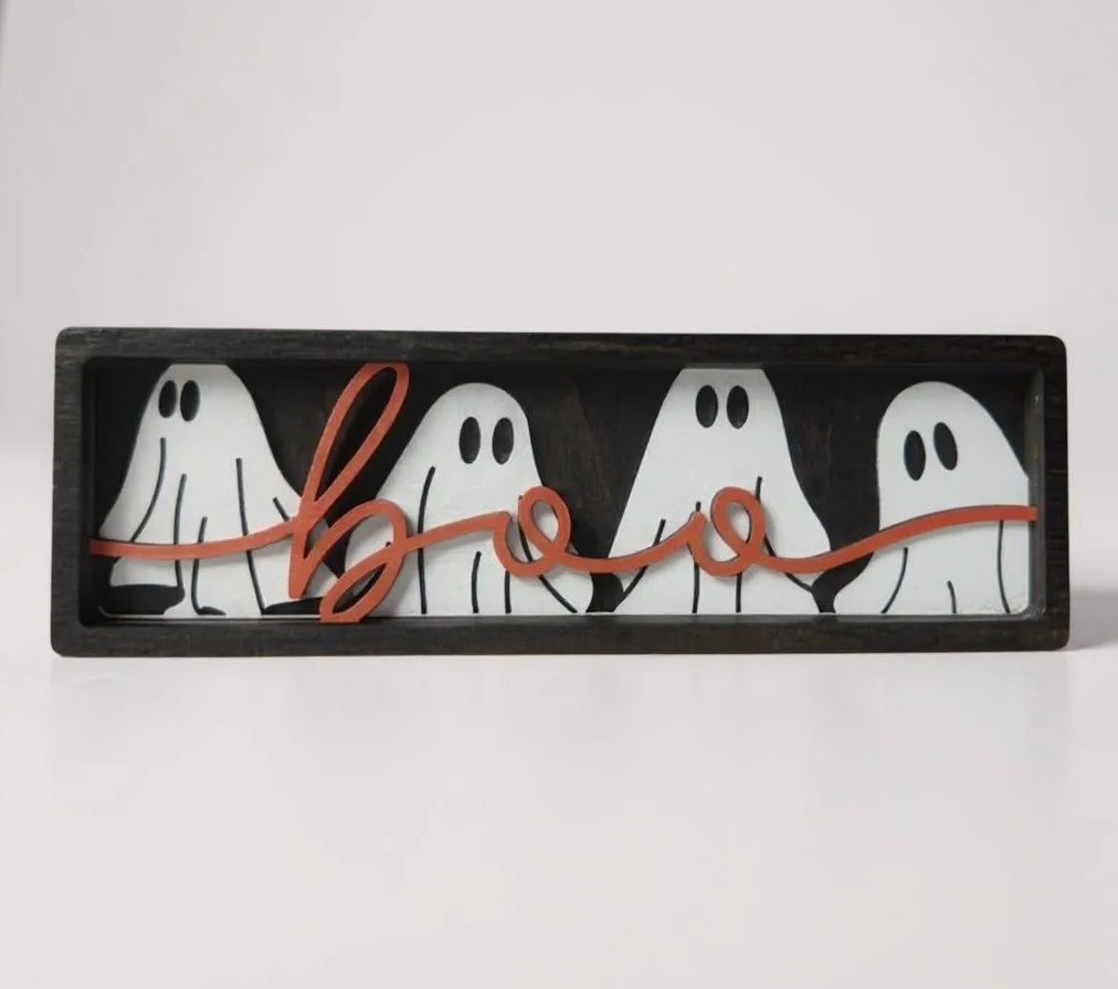 Boo Ghosts Shelf Decor