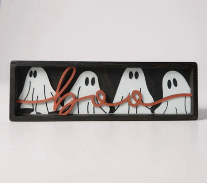 Boo Ghosts Shelf Decor