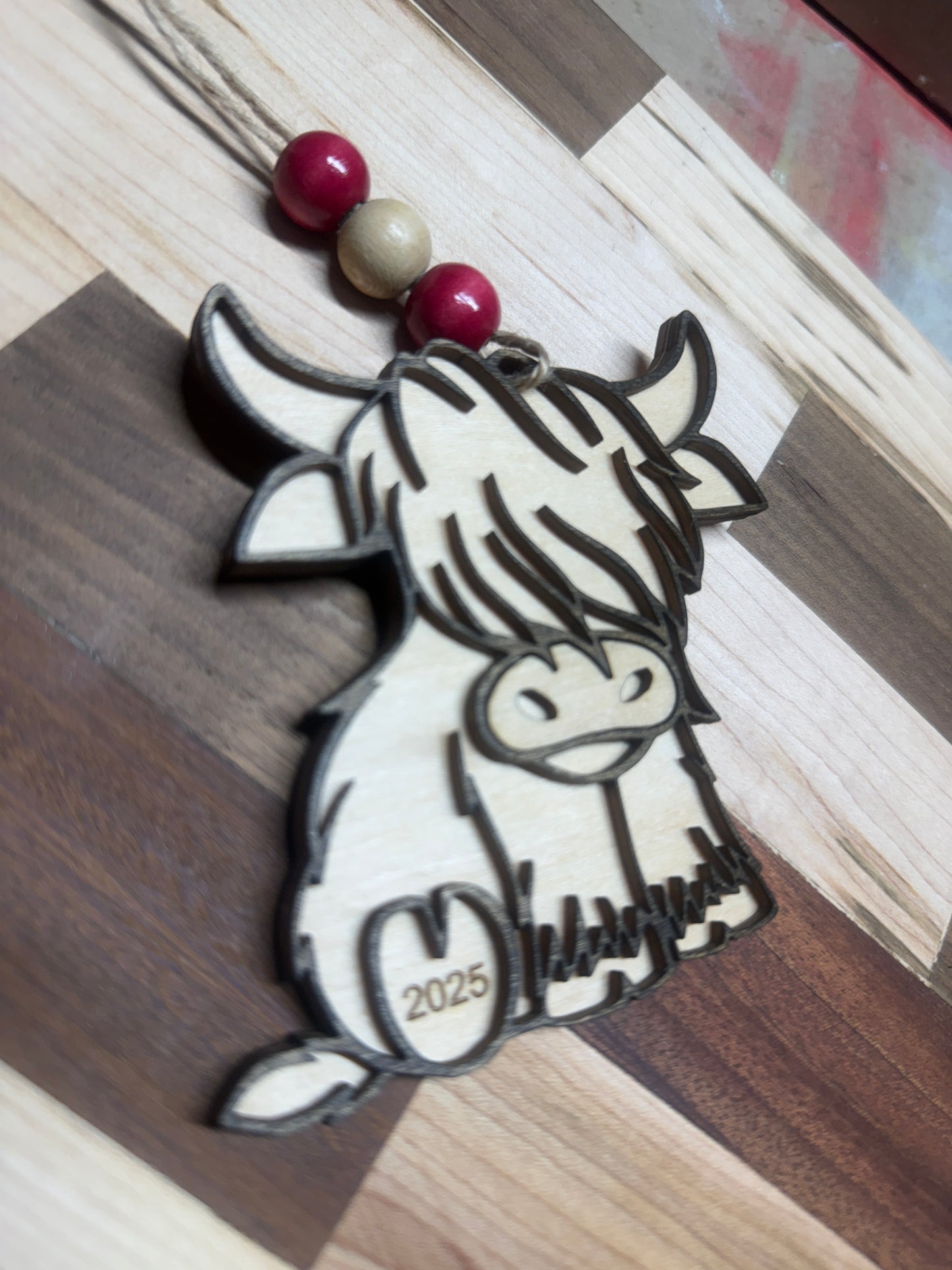 Highland Cow Ornament