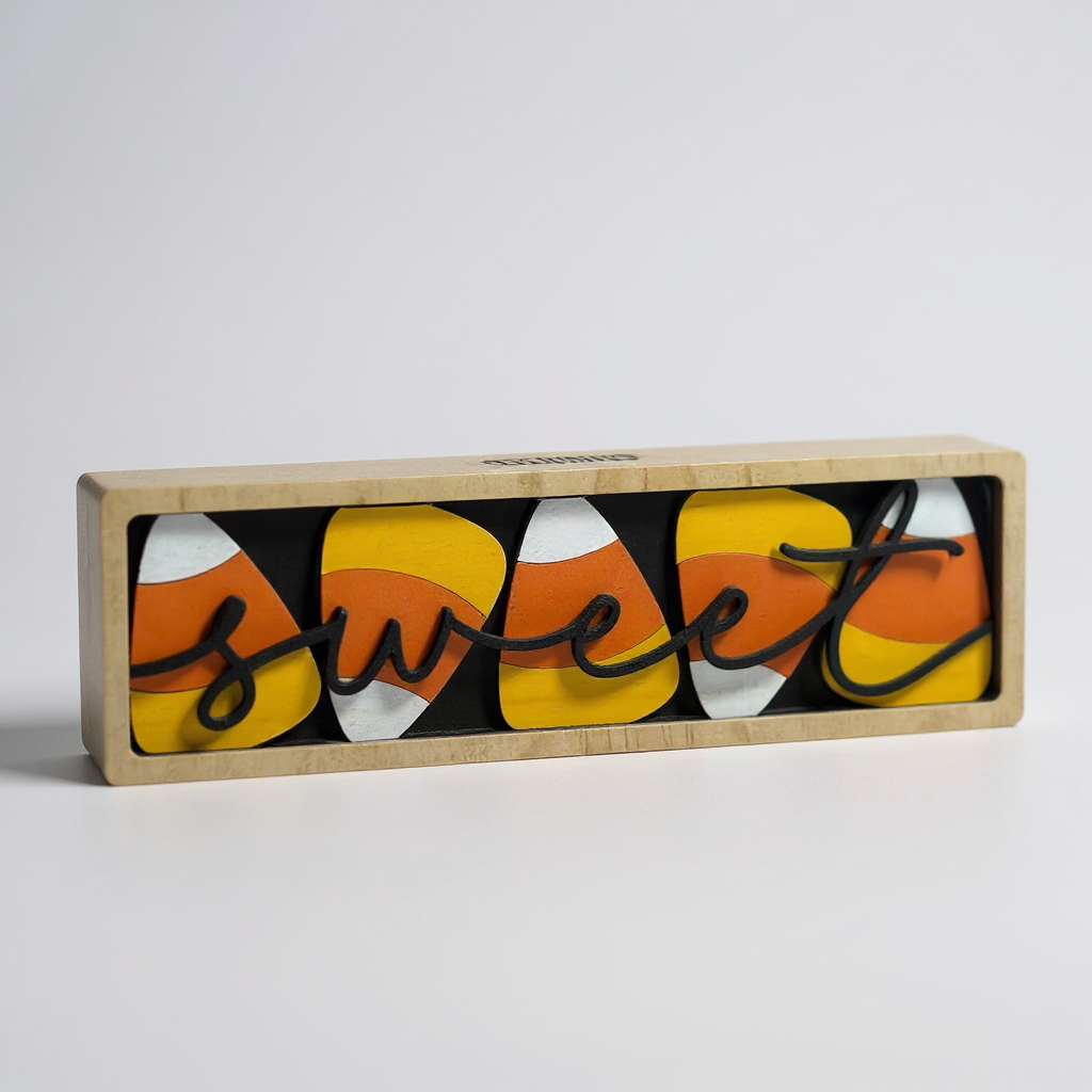 Candy Corn Shelf Sitter