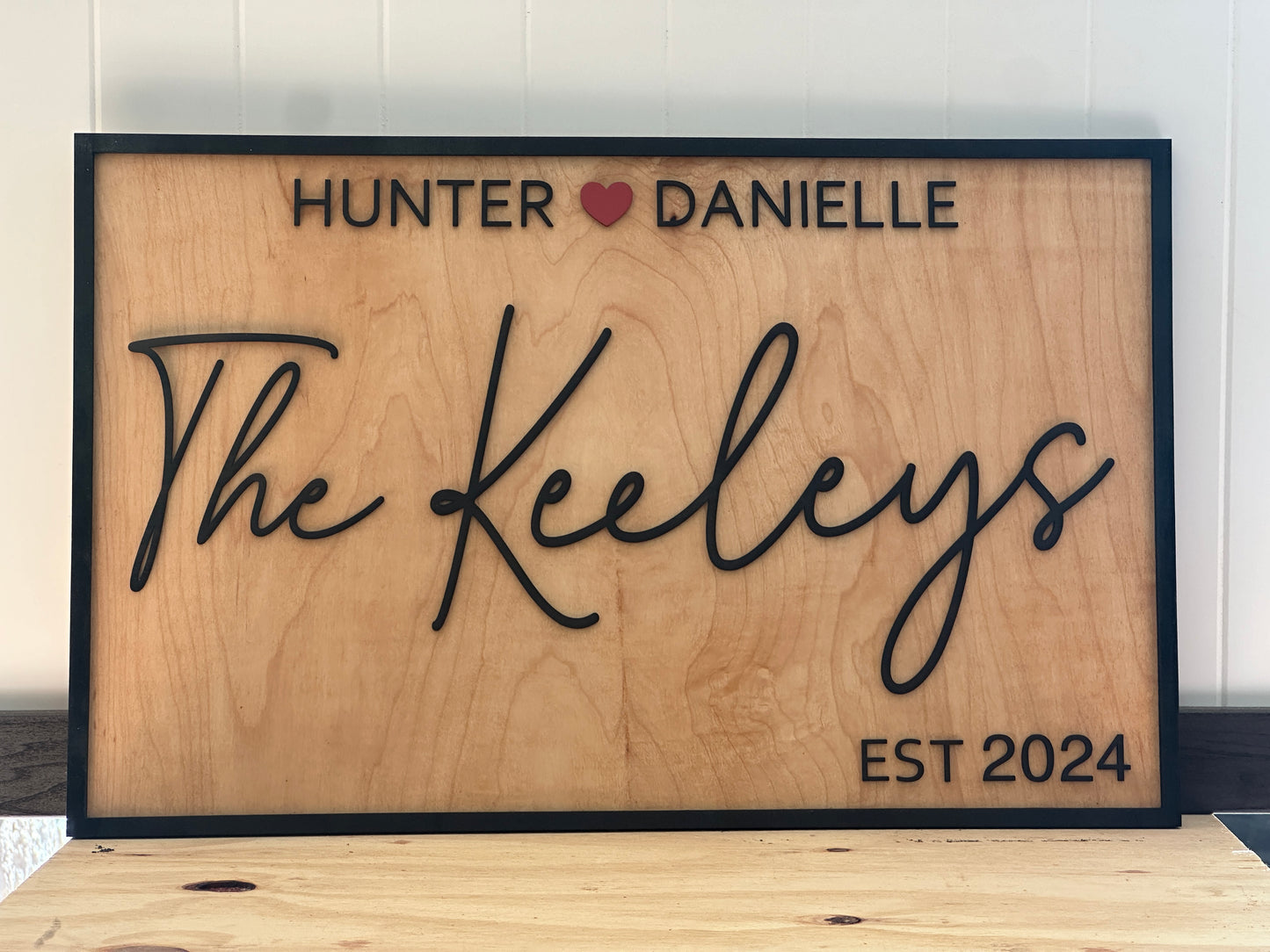 Personalized Last Name Sign