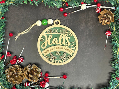 96 & Birch - Deck The Halls / Red