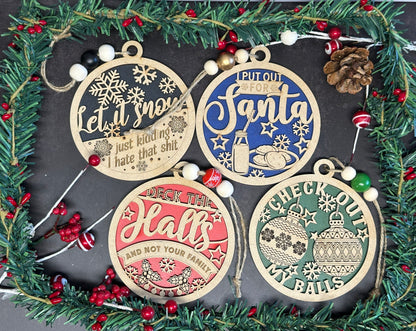 96 & Birch - Deck The Halls / Red