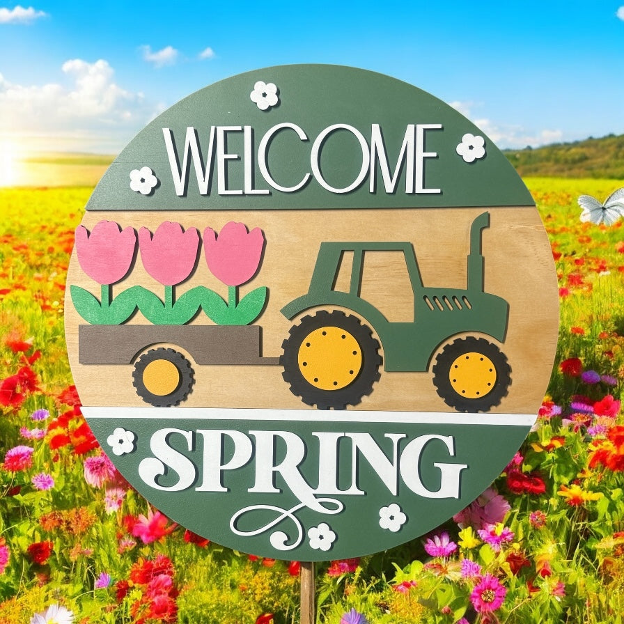 Welcome Spring Tractor