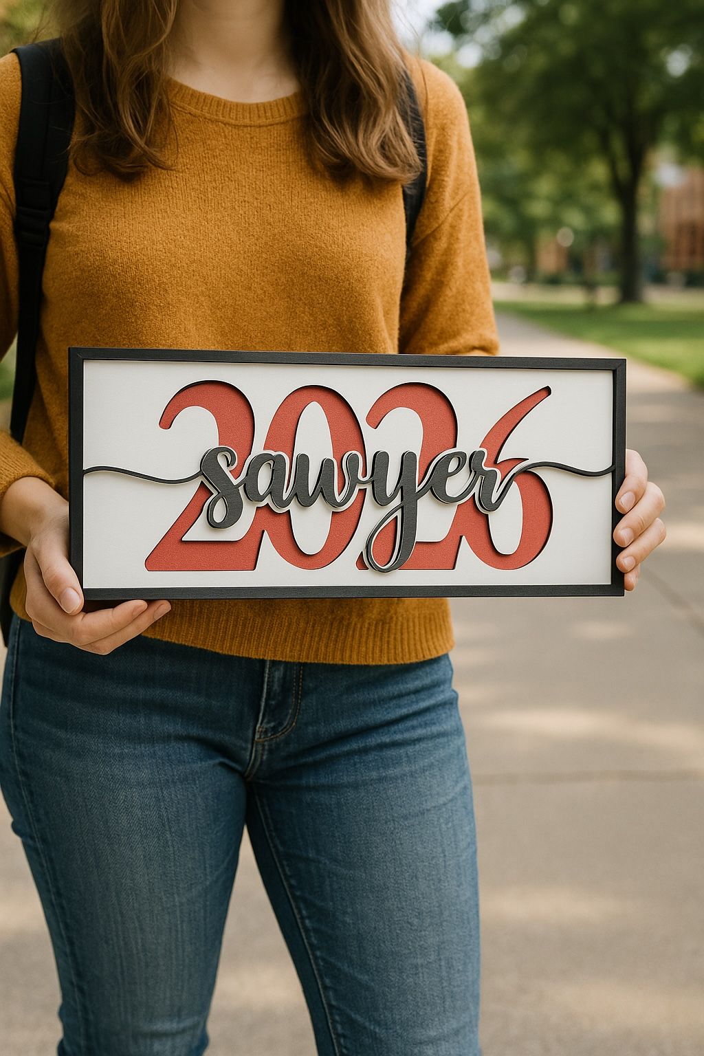 Grad Name and Year Sign