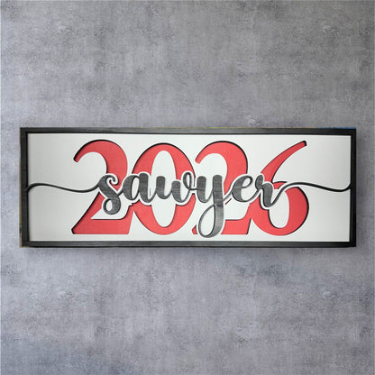 Grad Name and Year Sign