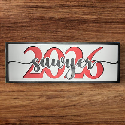 Grad Name and Year Sign