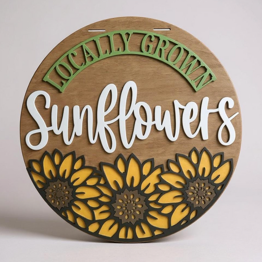 Locally Grown Sunflowers
