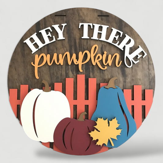 Hey There Pumpkin Fence