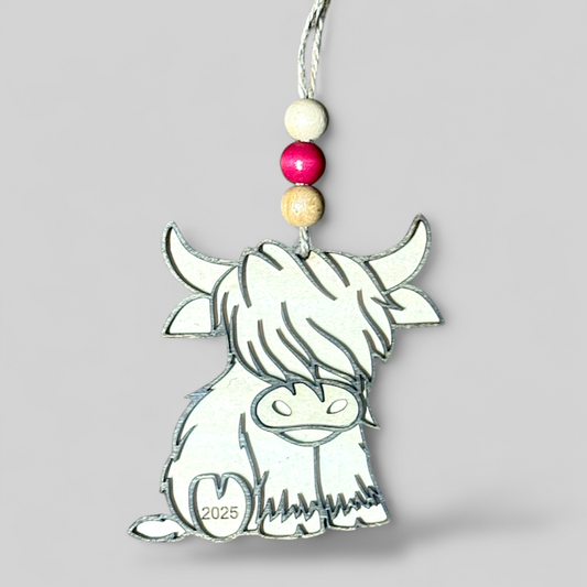 Highland Cow Ornament