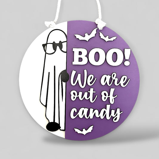 BOO! We are out of candy