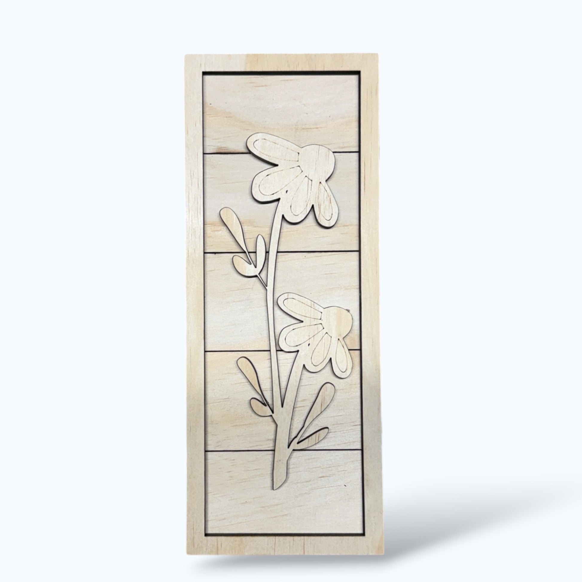 Shiplap Trio - Honey Bee handmade laser wood decor 96 and Birch